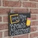 Custom Teacher Personalized Name or Word Sign for children, home, desk, shelf, decor