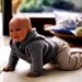 Hand Knit-Duffel Coat for Baby- Light Grey - Pure Wool or Cotton- Sizes untill 4 years