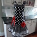 4RetroSisters - Ellie Style Womens Full Apron - "Little Black Apron"