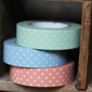 spring dots Classiky washi paper tape set C
