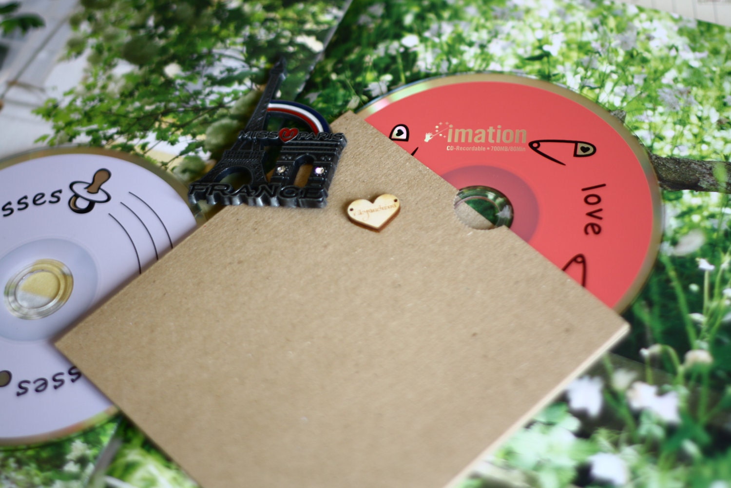 eco friendly Kraft diy CD sleeve