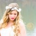 flower hair, bridal flower crown, wedding headpiece, hair accessories, flower girl
