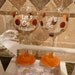 Pair of Handpainted  Hokie Wine glasses