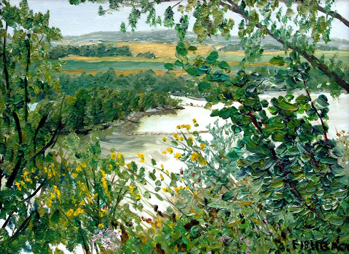 Landscape Painting Print - Principia Overlook - 11 X 14 Giclée