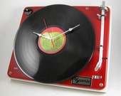 Michael Jackson / Beatles themed,  Bang and Olufsen Turntable / record player clock