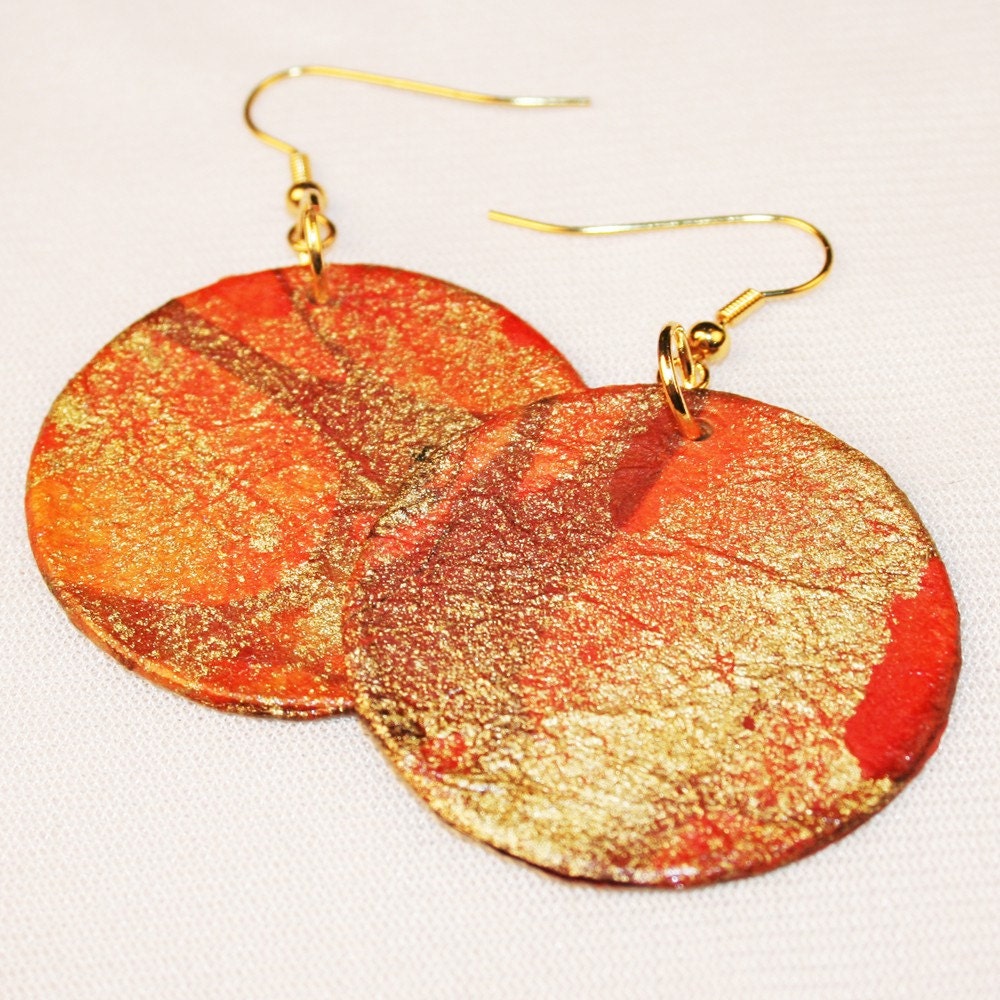 Splash of Gold Earrings