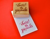 Custom Calligraphy Gift Tag Stamp (Small)