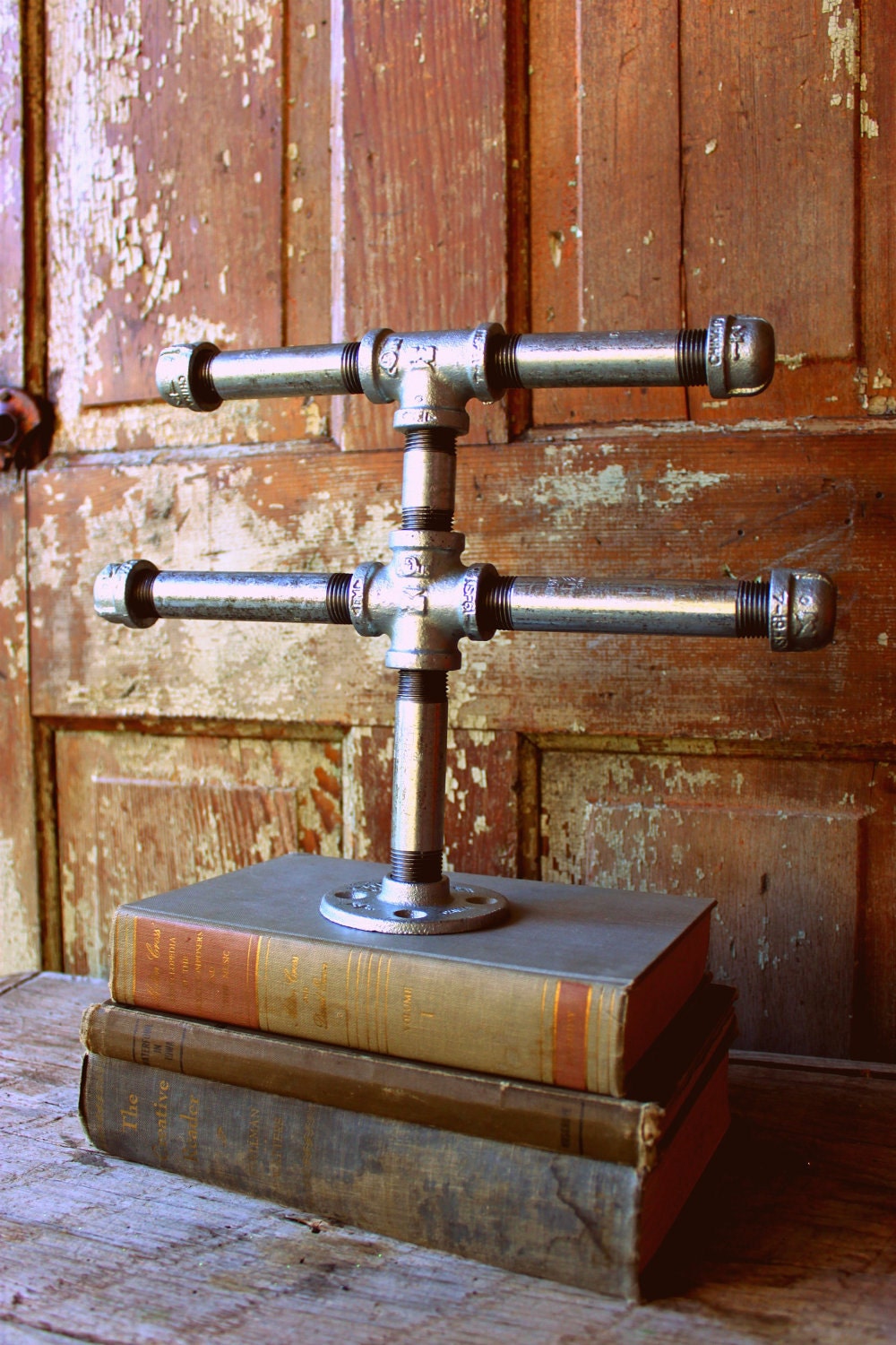 industrial chic jewelry display stand - small