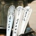 Vintage Silverware Cream Sugar Milk spoon set  recycled silver plated flatware  beach house living etsy
