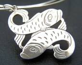 pendant  ASIA FISH KOI silver sterling bpd