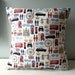 London Taxi Bus Soldier Pillow / Cushion cover