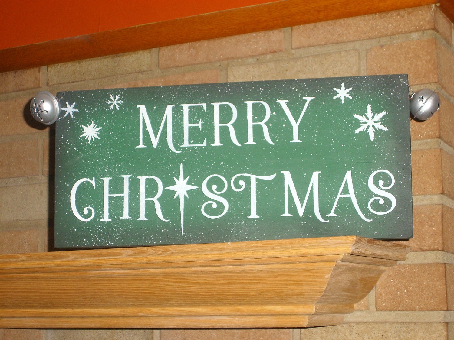 MeRRy ChRiStMaS HoLiDaY HaNdPaiNteD WooD SiGn, HoMe  DeCoR, OrNaMeNt
