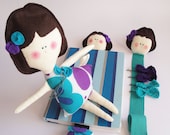 Child friendly Doll Set for kids - Handmade in Italy