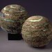 Planet Sculpture from my Pleiades Art Series Large Wheelthrown Splere wheel thrown Stoneware Avant Garde Textured