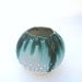 Nautical AutumnDecor Modern Contemporary Minimalist Porcelain Sea Urchin Vase OOAK beach home