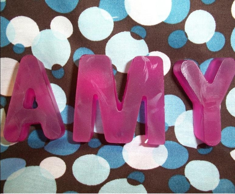 Sudsy Initial Soap - Spell Your Name in Suds