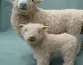 Babydoll Southdown Ewe with Lamb