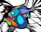 Fish in the Headlights - Print