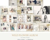 10x10 Album Template - Wildflower Album