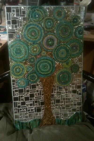 Summer... OOAK ... Stunning mosaic art for your home or for your loved one, Wedding, Marriage gift, Gift for your bride