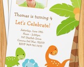 Dinosaur Birthday Party Invitation Il_170x135