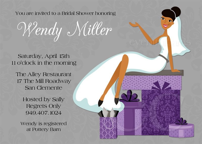 Damask Bridal Shower Invitation Il_570xn