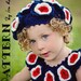 PATTERN - Patriotic Flower Summer Dress and Beret Set - Crochet PDF Pattern