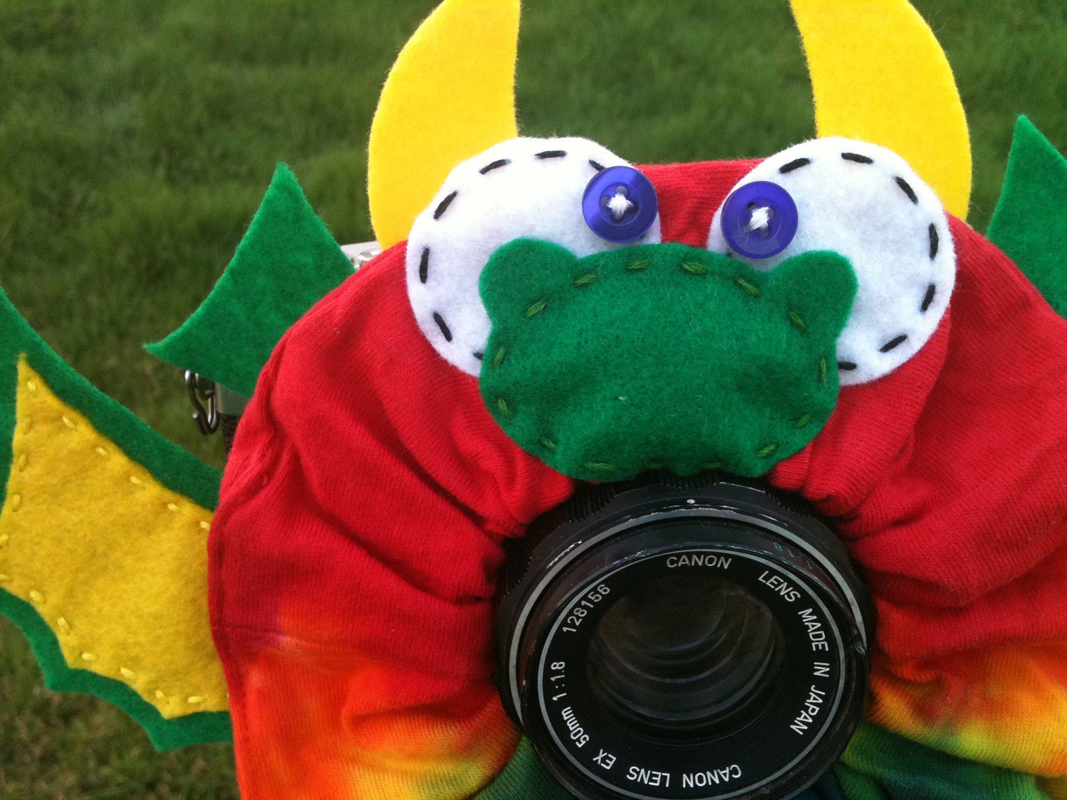 custom Limited Edition Tie Dye DRAGON Lens Pet for your camera