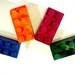 Recycled Crayon Legos and Men Set of 8