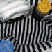 Personalized hobo bag, black and white canvas, large purse, laptop, diaper, messenger bag, Marimekko style, bridesmaid gift