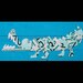License Plate Art - Beach One Fish Two Fish Red Fish - Nautical Awesome Blue Recycled Art Company - Salvaged Wood - Upcycled Artwork