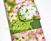 Nicey Jane Bouquet in Moss Crochet Hook Case / Organizer with Zipper Pocket 18 Pockets or Choose Any Fabric in Shop