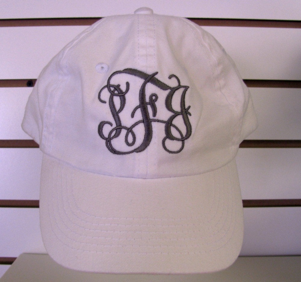 Monogrammed Hat