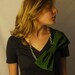 Green Taffeta Bow Necklace