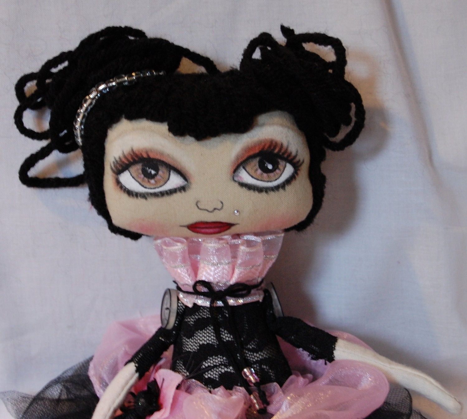 ON SAle Shantel, Cloth Art rag Doll SALE