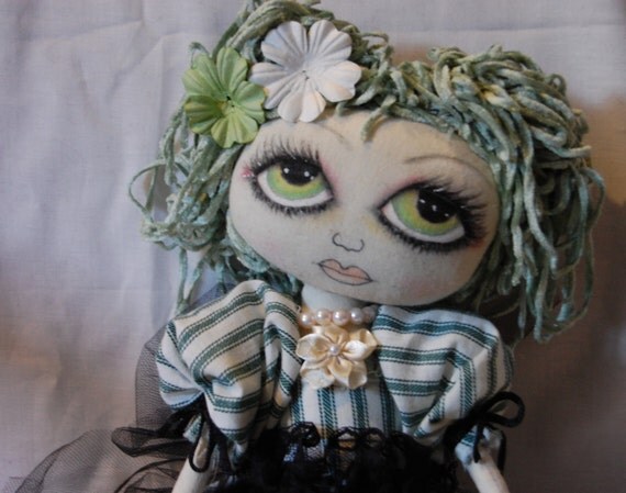Camille, French Victorian Rag Art Doll