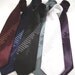 Mens Tie - Emotional Adjectives Tie- Mens silk necktie in six tie color choices - Black, Purple, Navy Blue, White, Silver and Burgundy