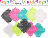 Prim and Posh Fancy Label Frames- Clipart for Personal or Commercial Use Il_170x135
