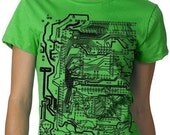 Circuit Board Tshirt Computer Geek WOMENS Tee