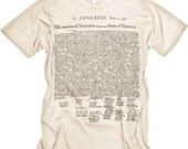 Declaration of Independence TShirt Patriotic Political MENS Tee