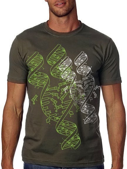 DNA Tshirt Graphic Science Tee MENS Shirt