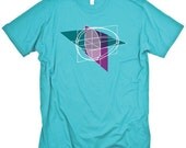 Colorful Geometry T-shirt MENS Graphic Art tee Shirt
