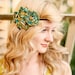Nakea Headband in Paisley of Turquoise and Green