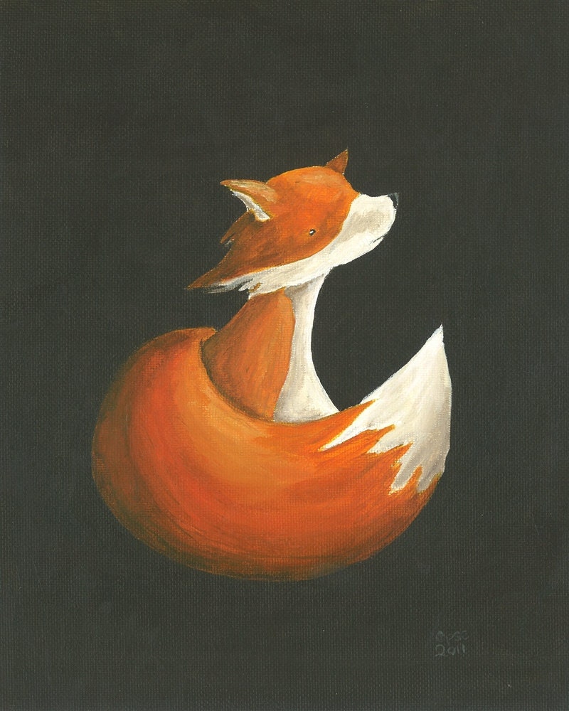 Dashing Fox 8x10 Print