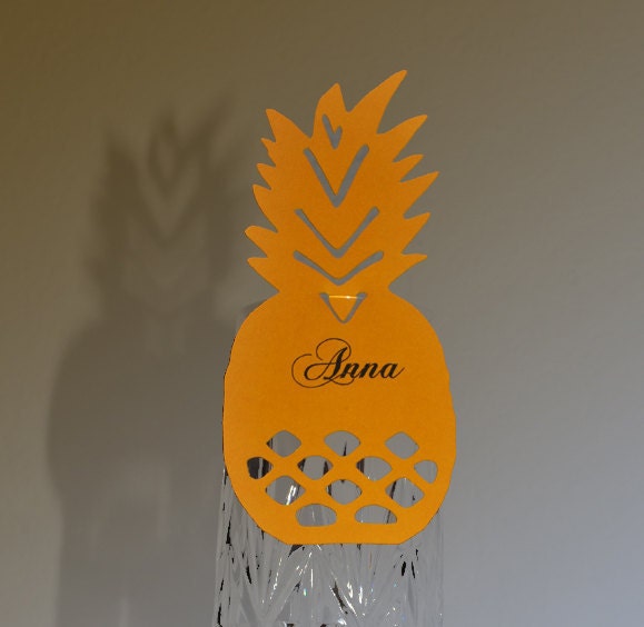 50 Pineapples Escort or Place Cards