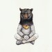 little bear (honey eater)- print