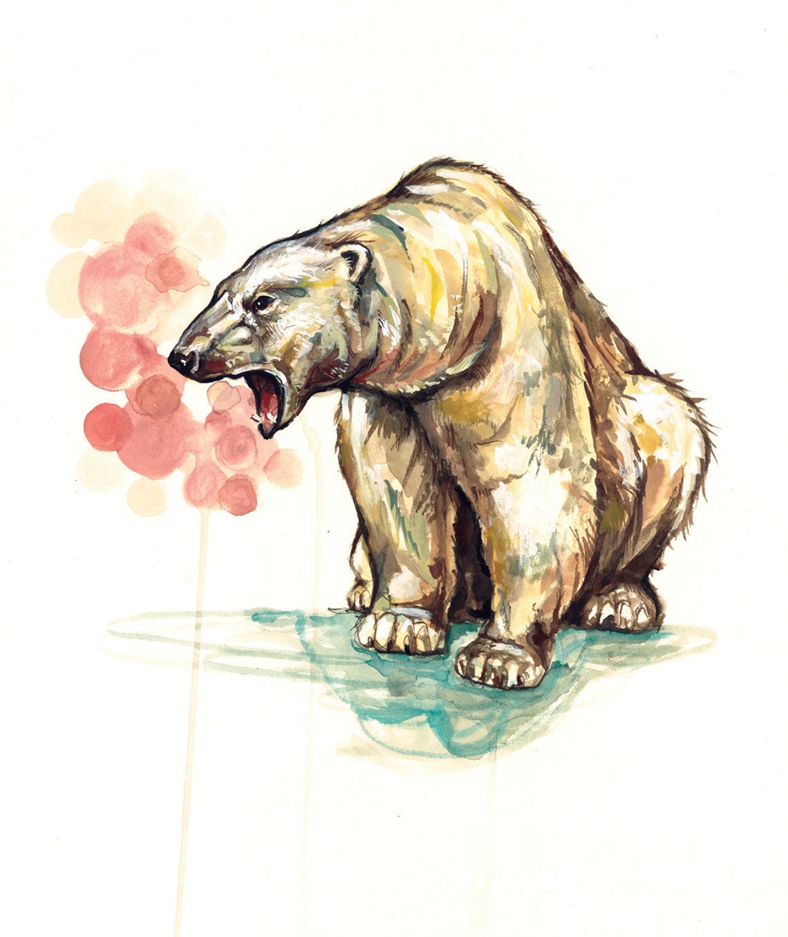 Departing No. 2 (Polar Bear)- Limited Edition Print