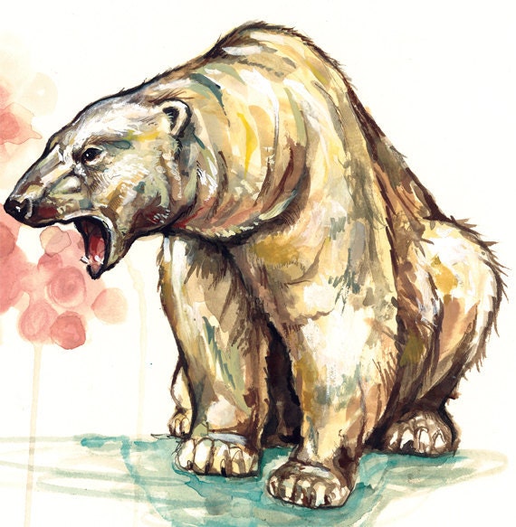 Departing No. 2 (Polar Bear)- Limited Edition Print