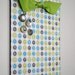 Fabric Covered Magnet Board (9.5" x 20") - Tiny Type