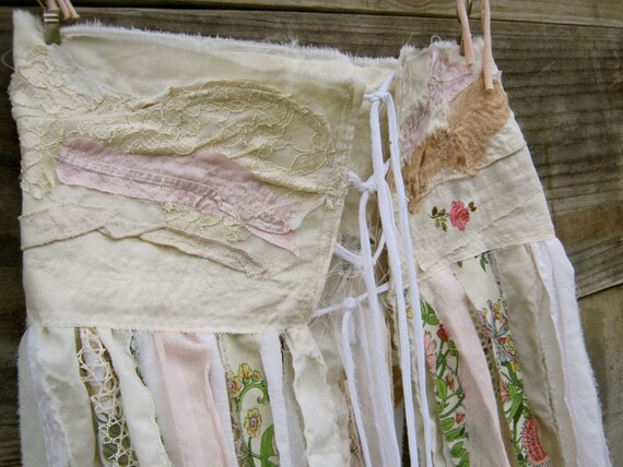 MADE TO ORDER - mori inspired Funky Eco Pixie OverSkirt / Mini Dress